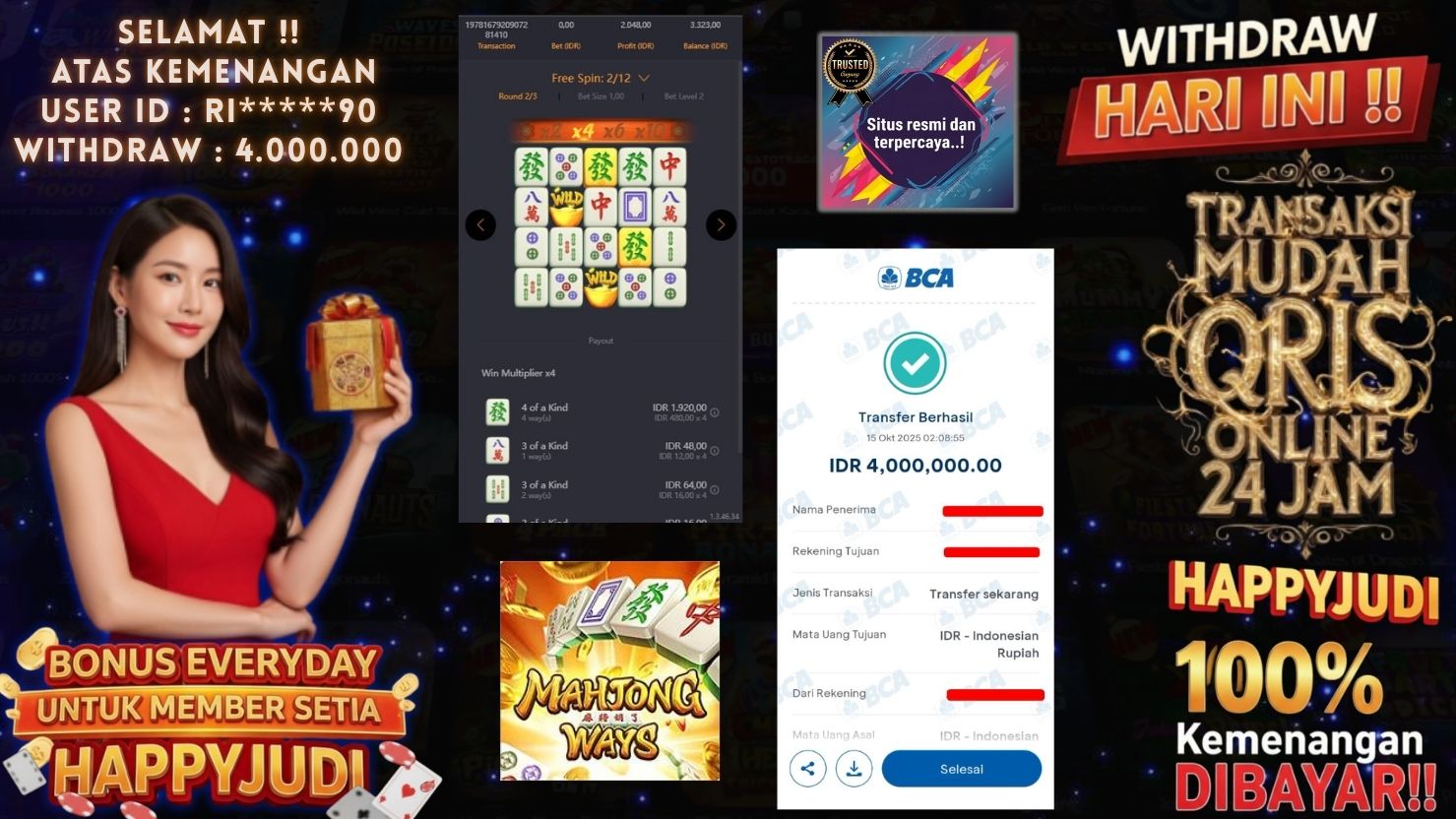 HAPPYJUDI JACKPOT SLOT MAHJONG WAYS